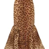 Crush Panelled Pencil Skirt