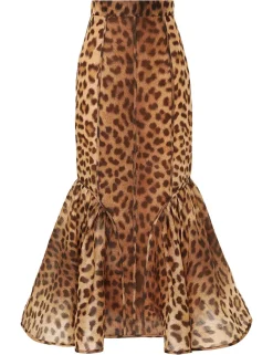 Crush Panelled Pencil Skirt
