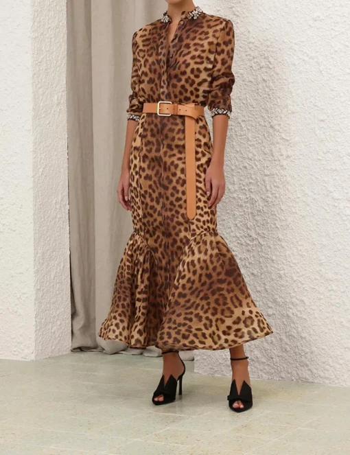 Crush Panelled Pencil Skirt