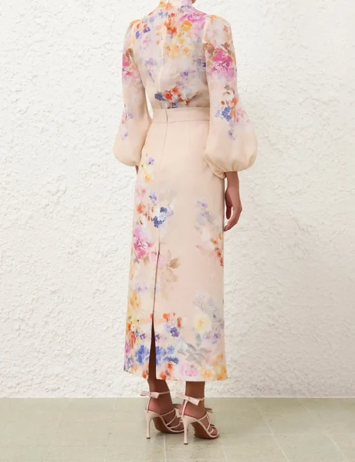 Crush Pencil Midi Skirt