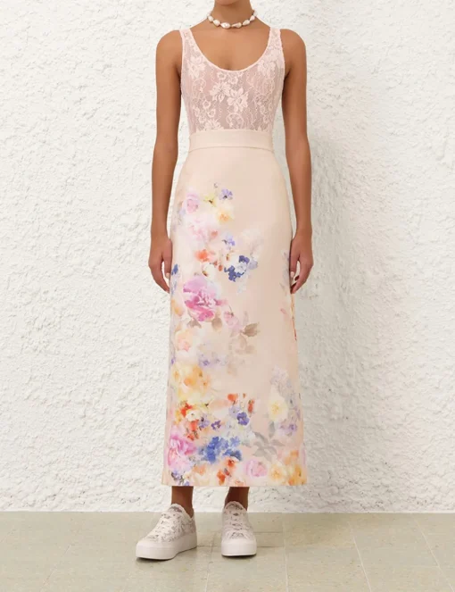 Crush Pencil Midi Skirt