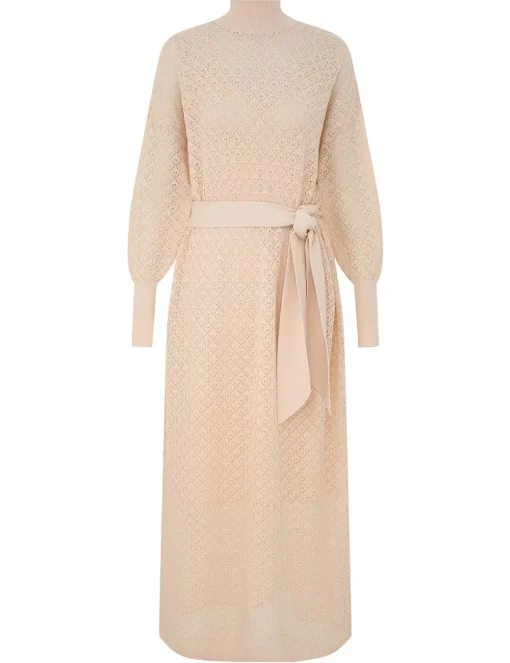 Crush Pointelle Batwing Dress