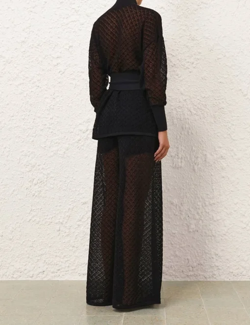 Crush Pointelle Batwing Top