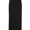 Crush Scalloped Midi Skirt