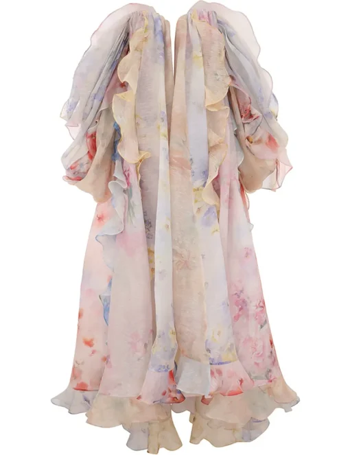 Crush Strapless Ruffle Dress