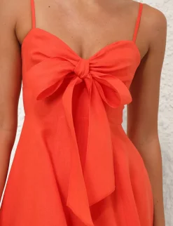 Crush Tie Front Midi Dress