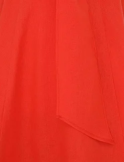 Crush Tie Front Midi Dress