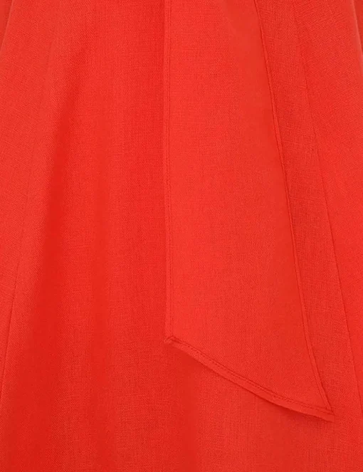Crush Tie Front Midi Dress