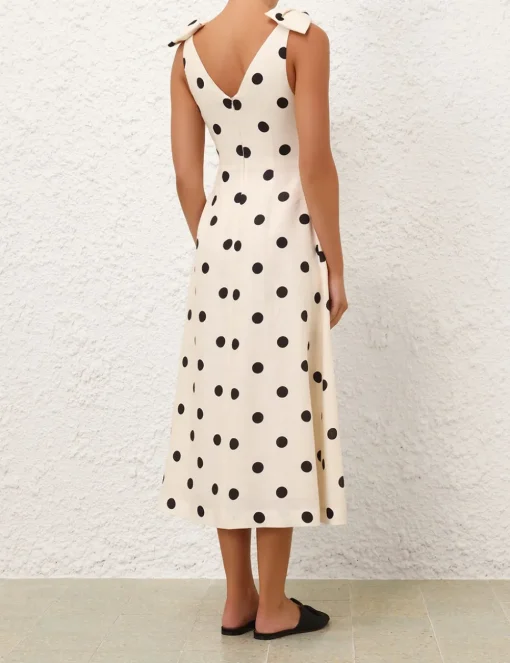 Crush V Neck Midi Dress