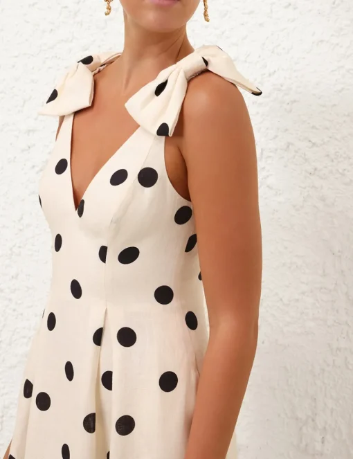 Crush V Neck Midi Dress