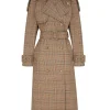 Eden Checked Trench Coat