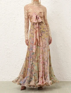 Eden Flounce Maxi Dress