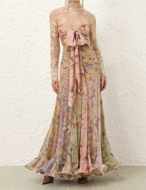 Eden Flounce Maxi Dress