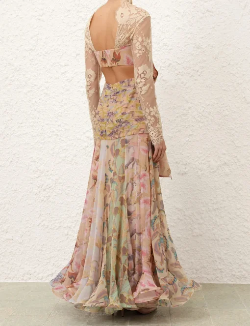 Eden Flounce Maxi Dress