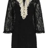 Eden Lace Frill Mini Dress