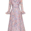 Eden Long Sleeve Midi Dress