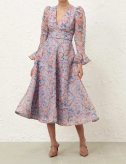 Eden Long Sleeve Midi Dress