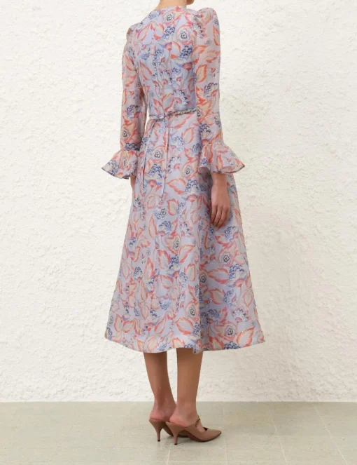 Eden Long Sleeve Midi Dress