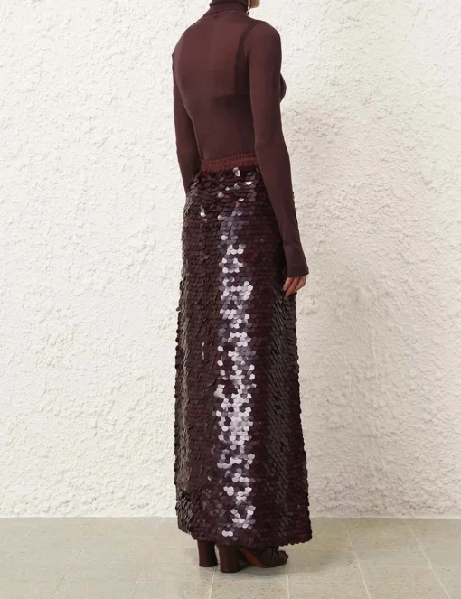 Eden Sequin Maxi Skirt