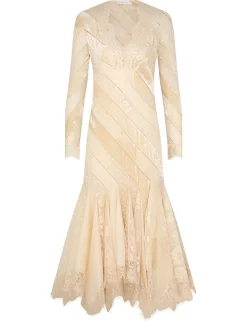 Eden V Neck Spliced Gown