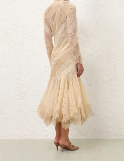 Eden V Neck Spliced Gown