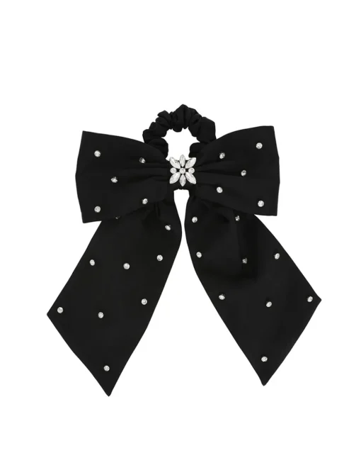 Embellished Bow Scrunchie
