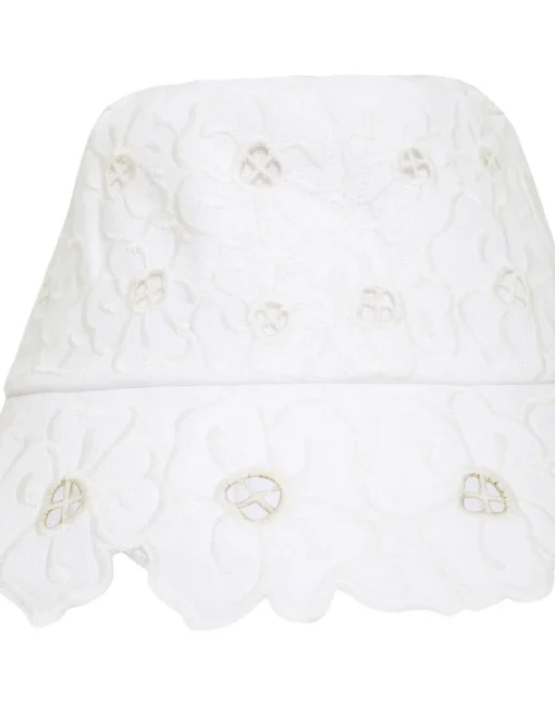 Floral Embroidery Bucket Hat