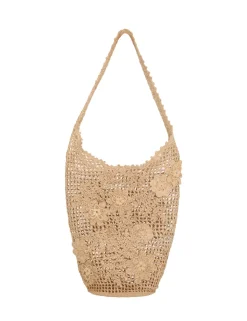 Floral Raffia Carry All