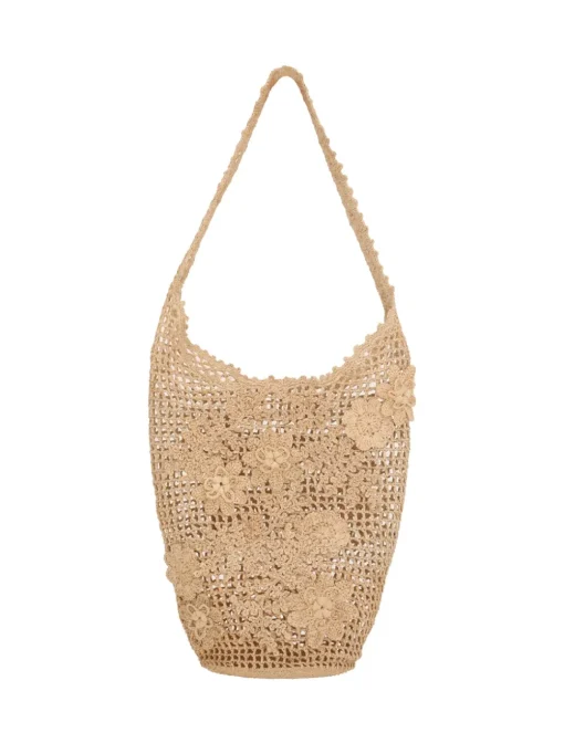 Floral Raffia Carry All