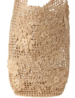 Floral Raffia Carry All
