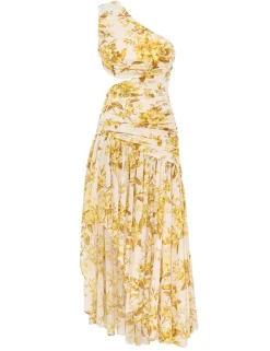 Golden Asymmetric Dress