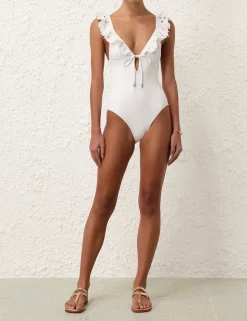 Golden Embroidery Frill 1PC