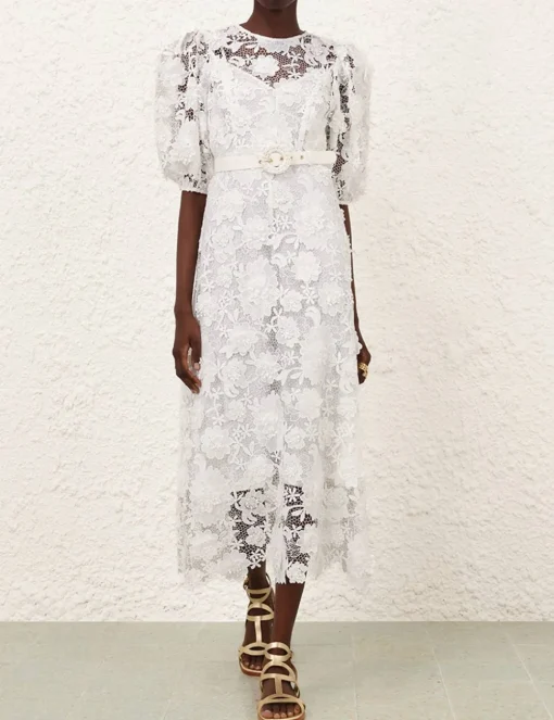 Halliday Lace Flower Dress