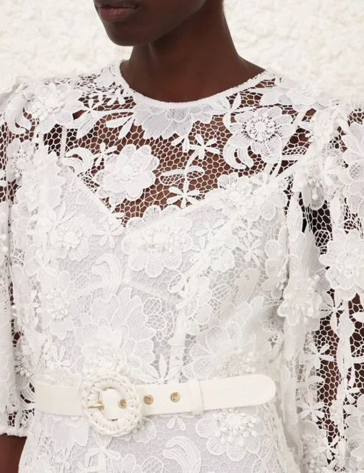 Halliday Lace Flower Dress