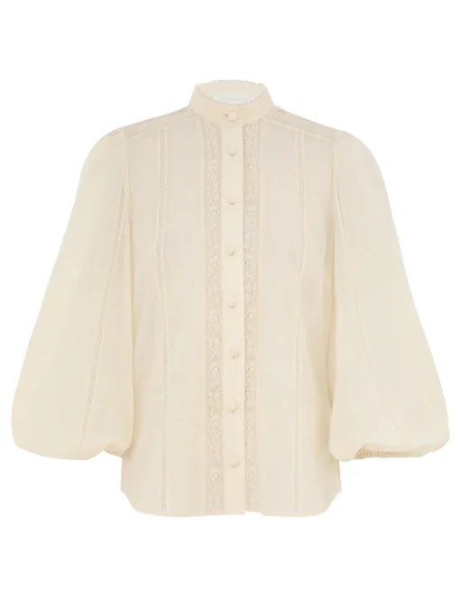 Halliday Lace Trim Shirt
