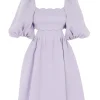 Halliday Scallop Mini Dress