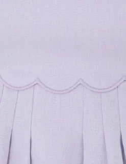 Halliday Scallop Mini Dress