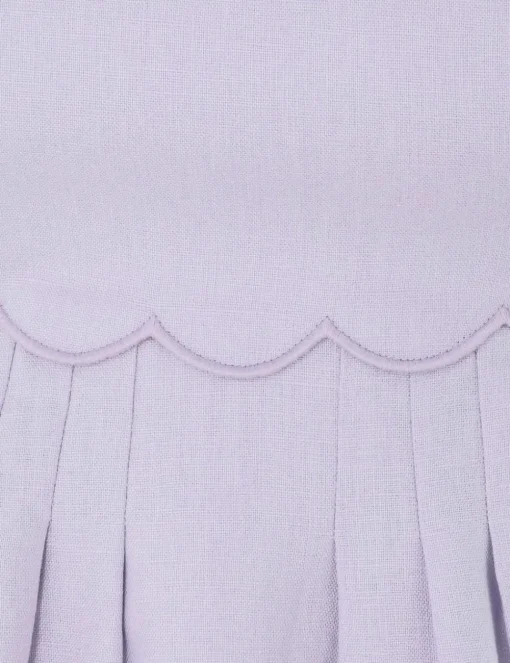 Halliday Scallop Mini Dress