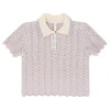 Halliday Textured Knit Polo