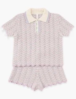 Halliday Textured Knit Polo