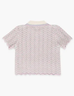 Halliday Textured Knit Polo