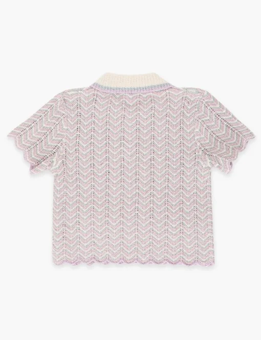 Halliday Textured Knit Polo