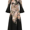 Illustration Buttoned Midi