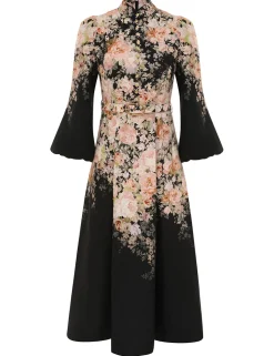 Illustration Buttoned Midi