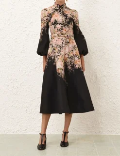 Illustration Buttoned Midi