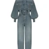Illustration Denim Boilersuit