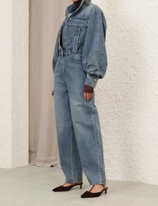 Illustration Denim Boilersuit