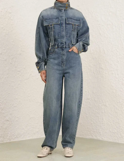 Illustration Denim Boilersuit