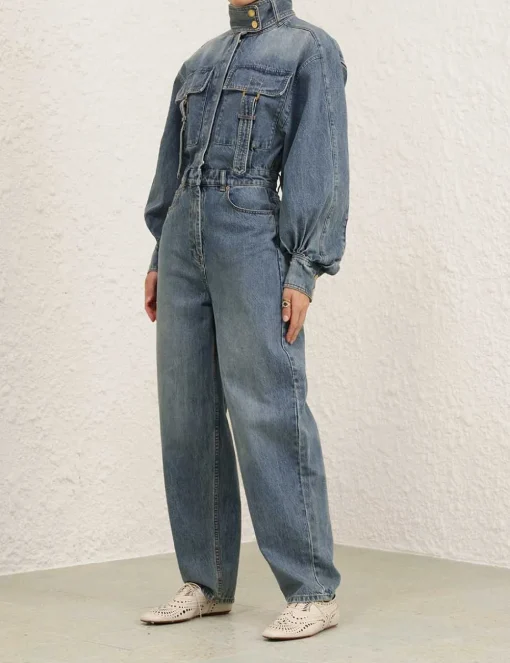 Illustration Denim Boilersuit