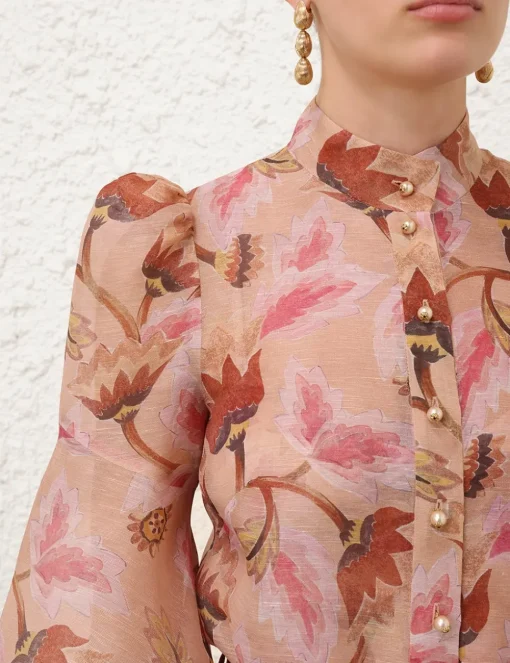 Illustration Floral Blouse